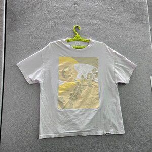 Cookies Men Shirt‎ 2X White Graphic Short Sleeve Logo Skater Tee